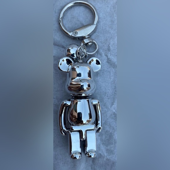 Keyring Bear Quicksand Keyring Acrylic Key Bag/Backpack Pendant NWT - Picture 4 of 5